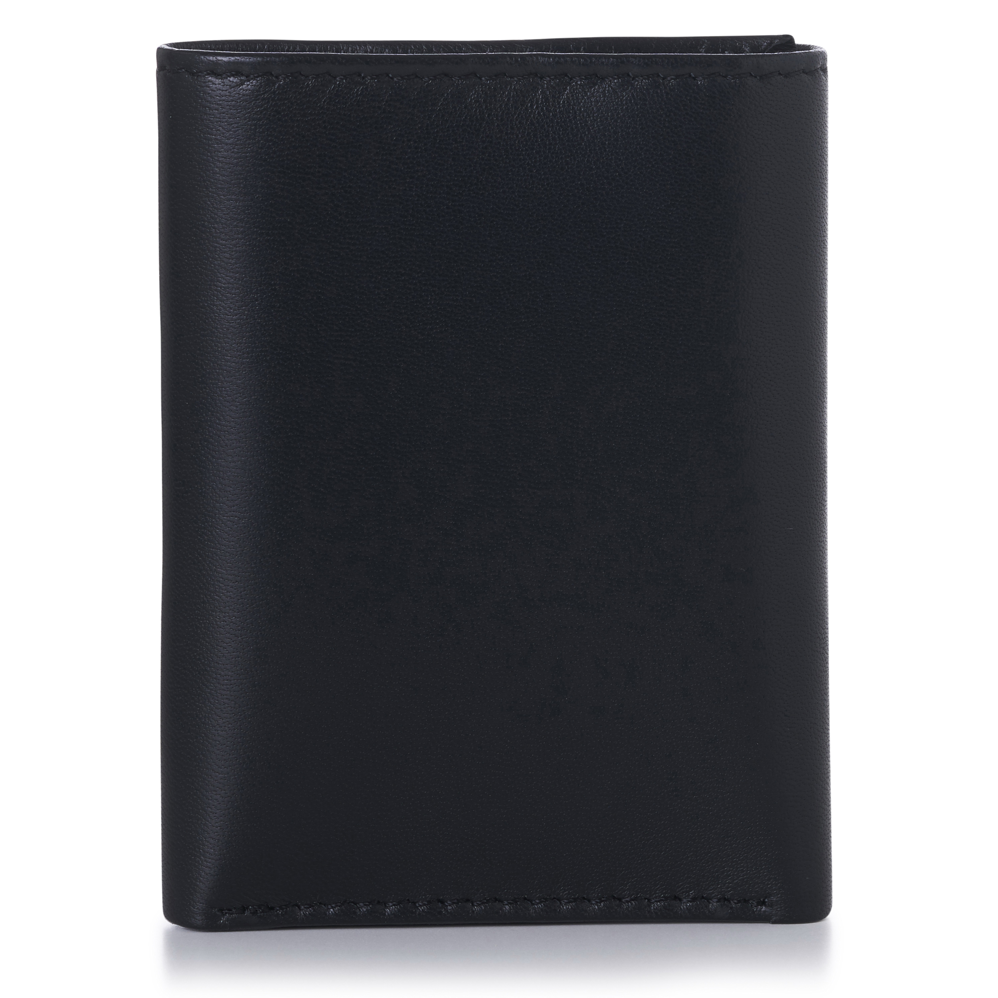 Alpine Swiss Mens Leather Wallet Money Clip Bifold Trifold Front Pocket